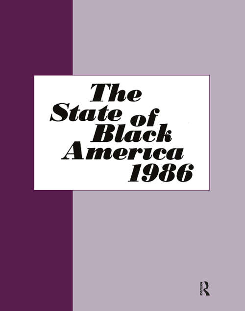 Book cover of State of Black America - 1986