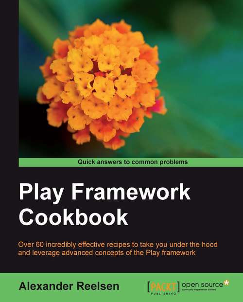 Book cover of Play framework Cookbook
