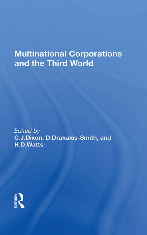 Book cover of Multinational Corporations And The Third World