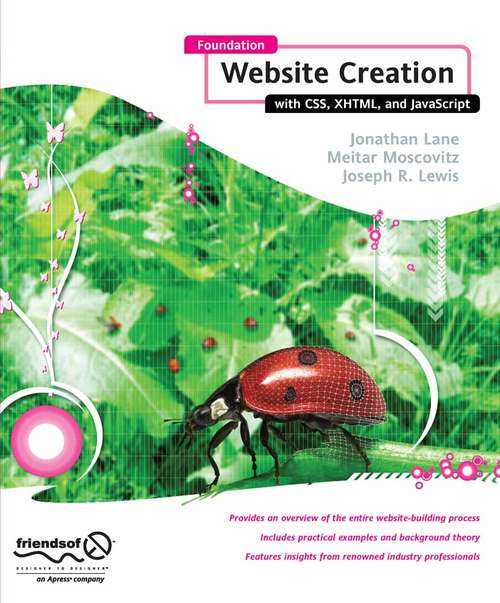 Book cover of Foundation Website Creation with CSS, XHTML, and JavaScript (1st ed.)