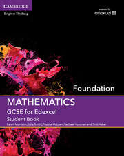Book cover of GCSE Mathematics for Edexcel Foundation Student Book (PDF)