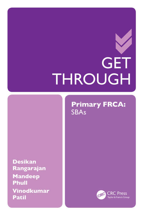 Book cover of Get Through Primary FRCA: SBAs