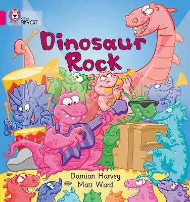 Book cover of Collins Big Cat, Band 01A/Pink A: Dinosaur Rock (PDF)