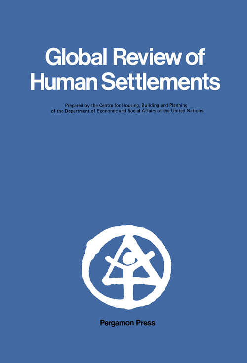 Book cover of Global Review of Human Settlements: A Support Paper for Habitat: United Nations Conference on Human Settlements