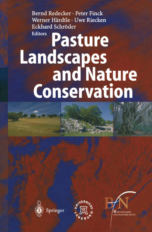 Book cover of Pasture Landscapes and Nature Conservation (2002)