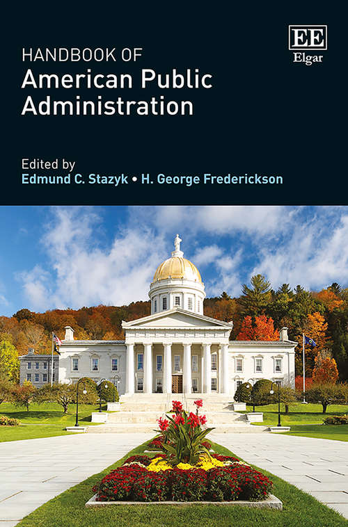 Book cover of Handbook of American Public Administration
