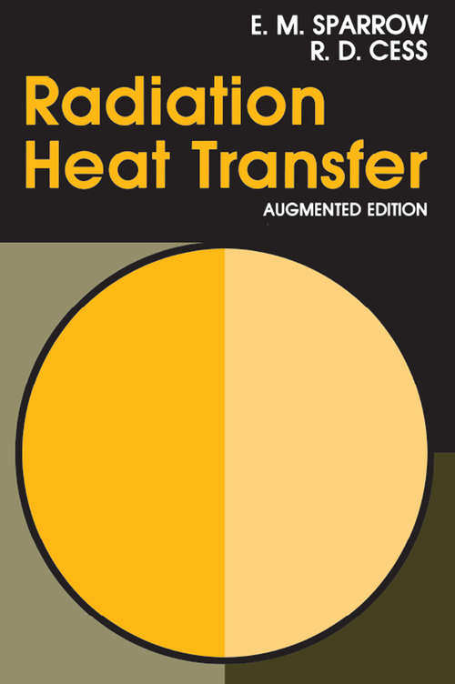 Book cover of Radiation Heat Transfer, Augmented Edition