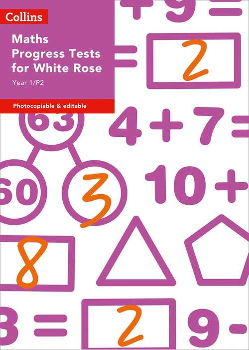 Book cover of Maths Progress Tests for White Rose Year 1/P2 (PDF)