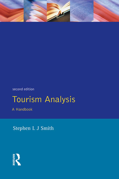 Book cover of Tourism Analysis: A Handbook
