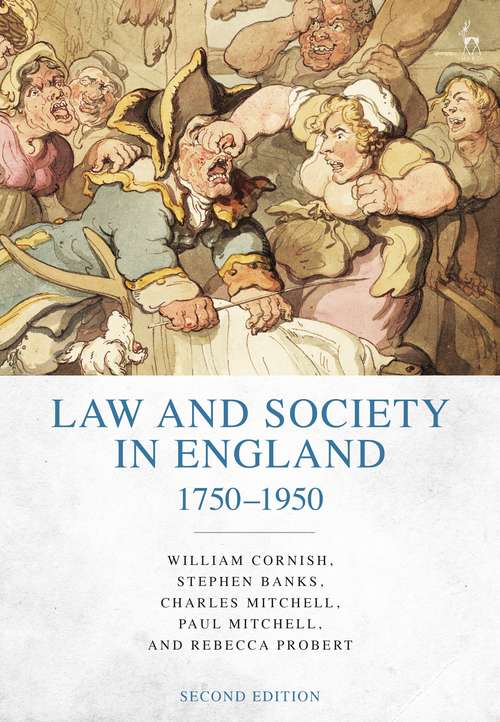 Book cover of Law and Society in England 1750-1950 (2)