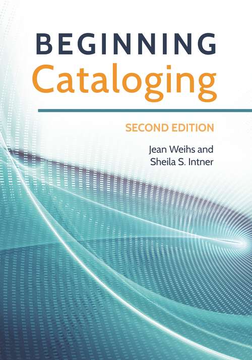 Book cover of Beginning Cataloging