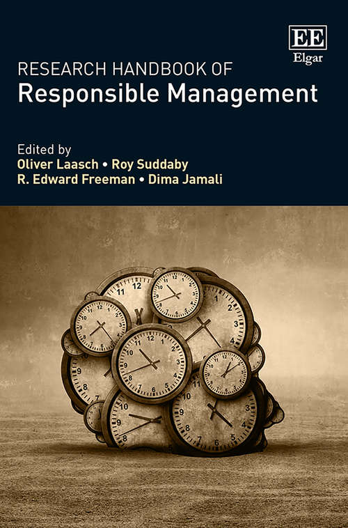 Book cover of Research Handbook of Responsible Management (Research Handbooks in Business and Management series)