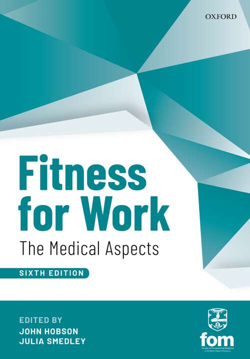 Book cover of Fitness for Work: The Medical Aspects