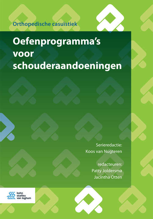 Book cover of Oefenprogramma’s voor schouderaandoeningen (Orthopedische casuïstiek)