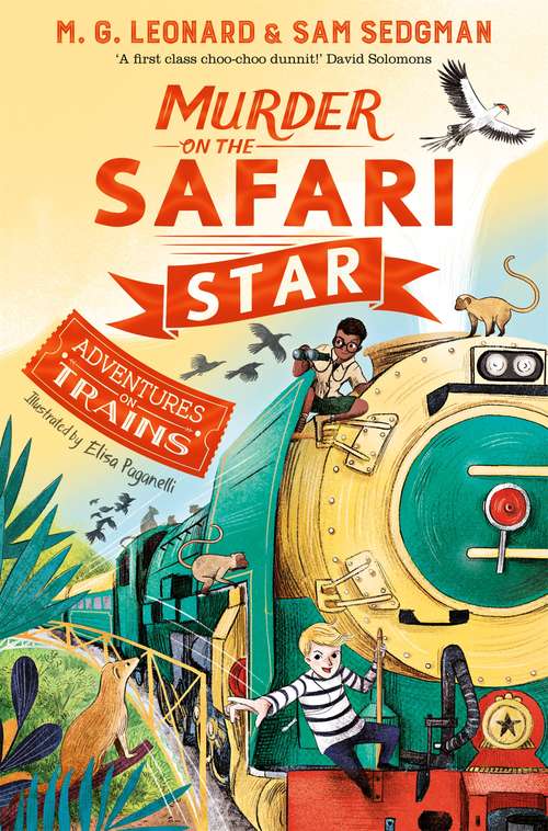 Book cover of Murder on the Safari Star (Adventures on Trains #3)