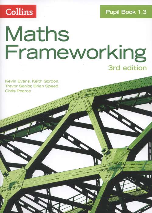 Book cover of Maths Frameworking: Pupil Book 1.3 (PDF)