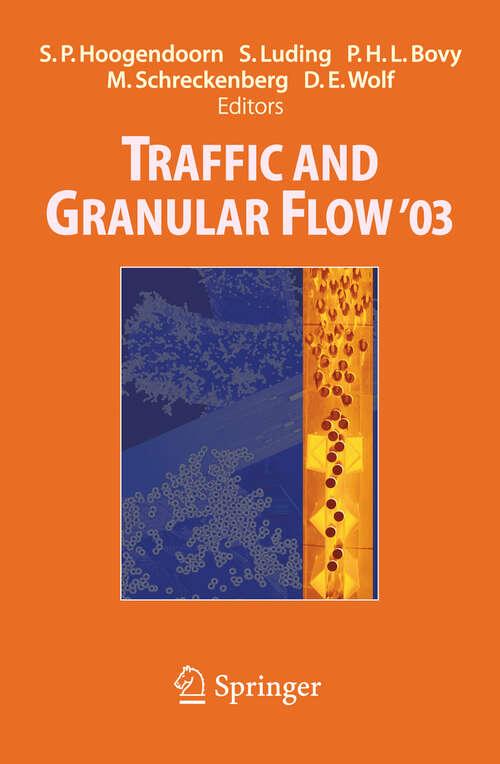 Book cover of Traffic and Granular Flow ' 03 (2005)