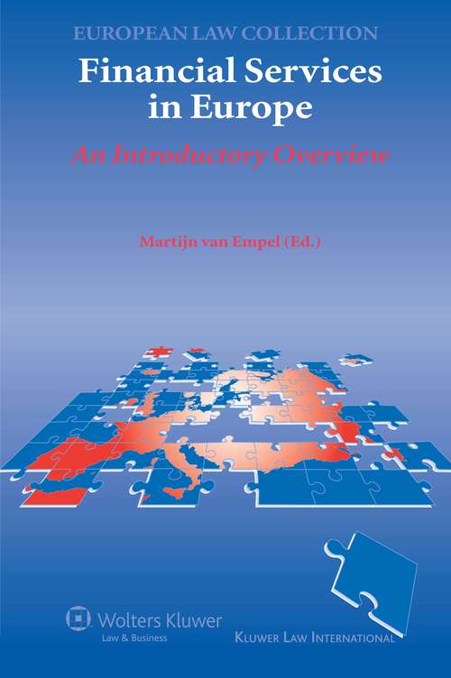 Book cover of Financial Services in Europe: An Introductory Overview