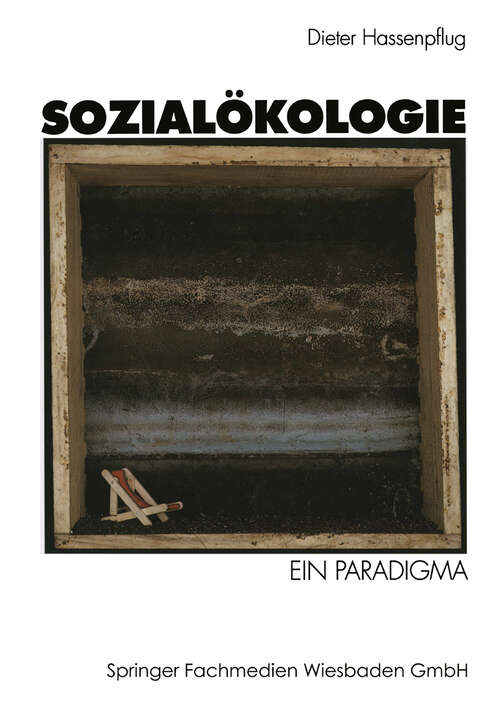 Book cover of Sozialökologie: Ein Paradigma (1993)