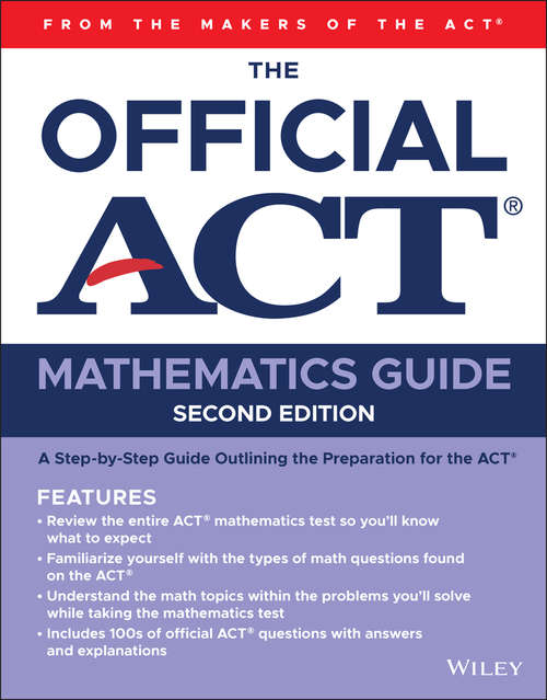 Book cover of The Official ACT Mathematics Guide (2)
