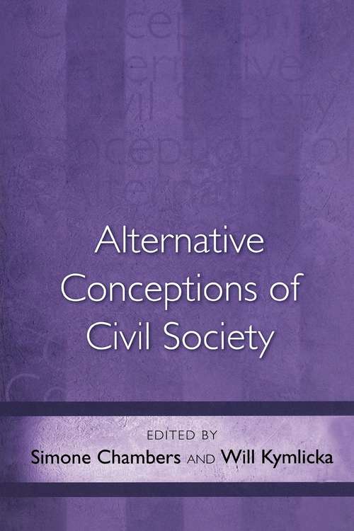 Book cover of Alternative Conceptions of Civil Society (PDF)