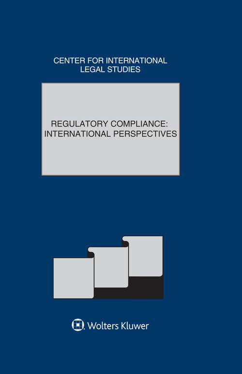 Book cover of Comparative Law Yearbook of International Business: Regulatory Compliance: International Perspectives
