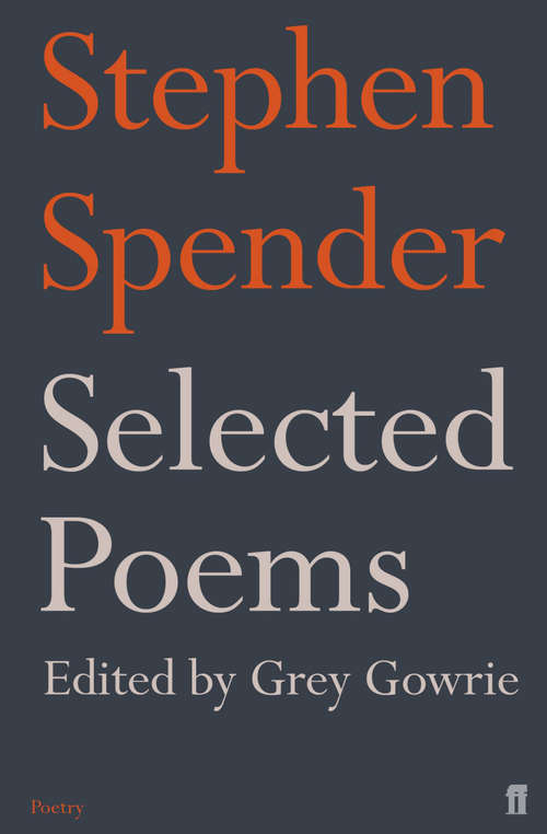 Book cover of Selected Poems of Stephen Spender (Main)