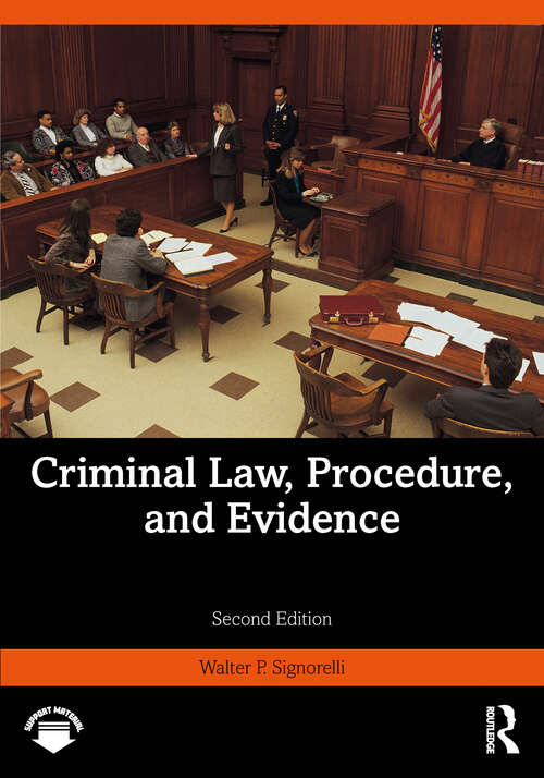 Book cover of Criminal Law, Procedure, and Evidence (2)