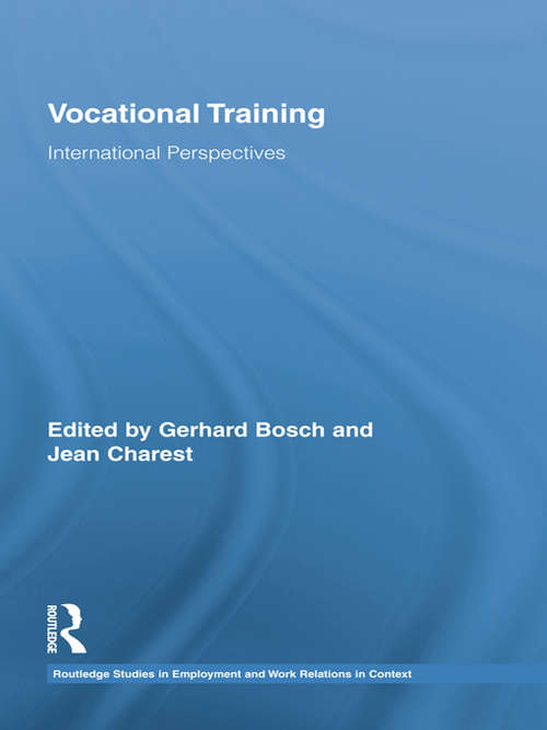 Book cover of Vocational Training: International Perspectives (Routledge Studies in Employment and Work Relations in Context)