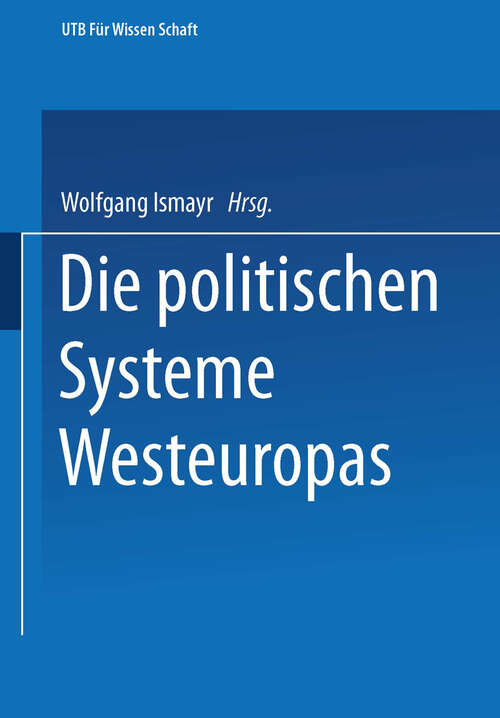Book cover of Die politischen Systeme Westeuropas (1997) (Uni-Taschenbücher)
