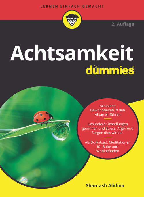 Book cover of Achtsamkeit für Dummies (2. Auflage) (Für Dummies)