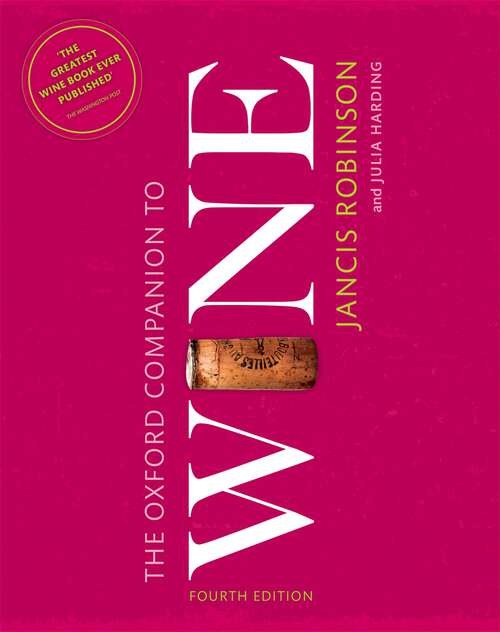 Book cover of The Oxford Companion to Wine (Oxford Companions)
