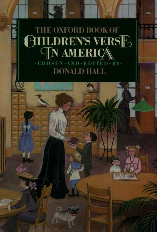 Book cover of The Oxford Book of Children's Verse in America: The People's Game (Oxford Books of Verse)