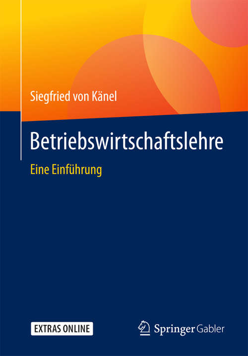 Book cover of Betriebswirtschaftslehre: Eine Einführung