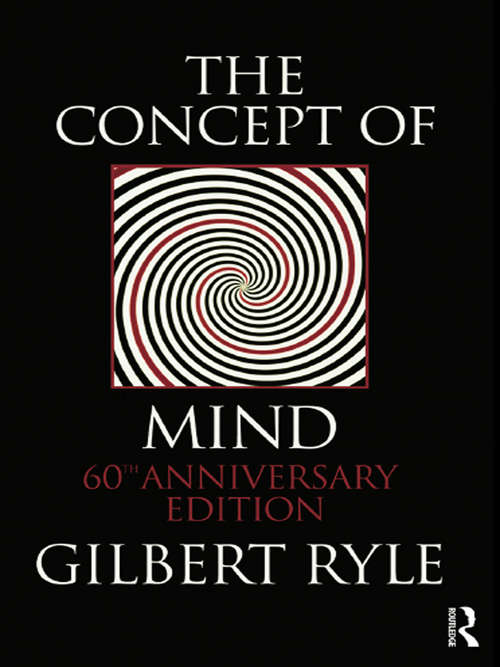 Book cover of The Concept of Mind: 60th Anniversary Edition (60)