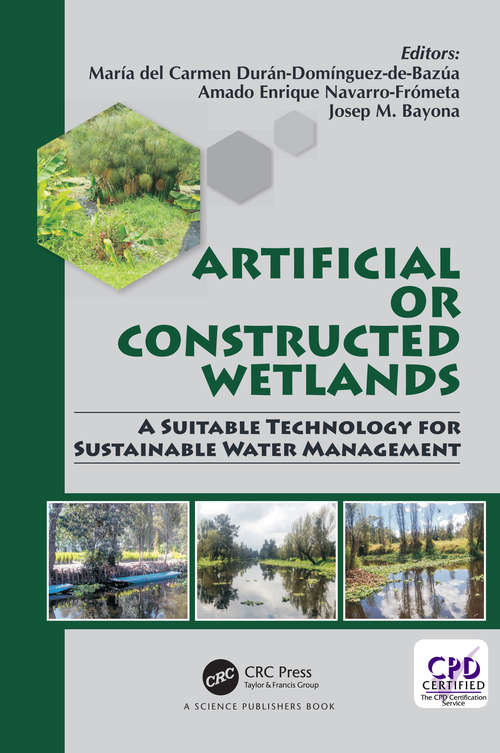 Book cover of Artificial or Constructed Wetlands: A Suitable Technology for Sustainable Water Management