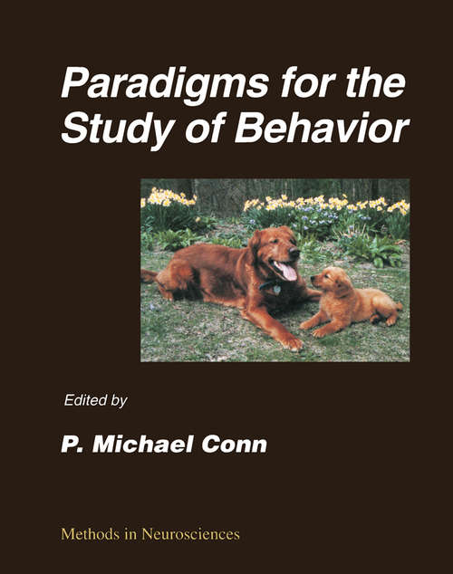 Book cover of Paradigms for the Study of Behavior