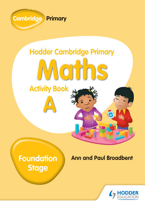 Book cover of Hodder Cambridge Primary Maths Activity Book A Foundation Stage (PDF)