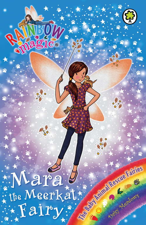 Book cover of Mara the Meerkat Fairy: The Baby Animal Rescue Fairies Book 3 (Rainbow Magic #3)