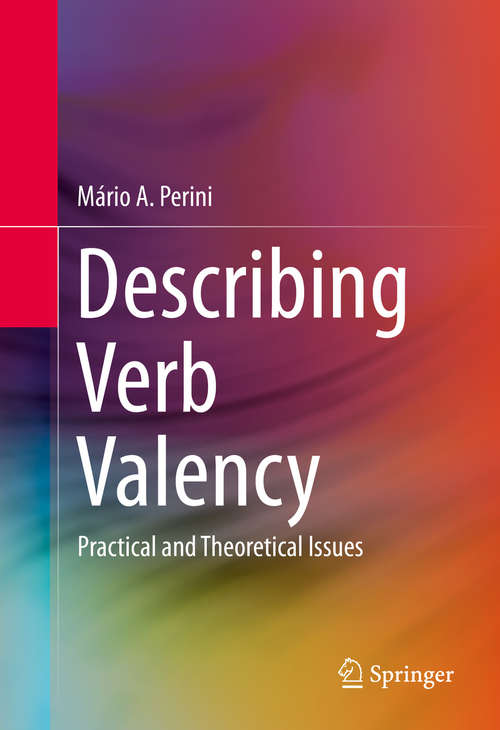 Book cover of Describing Verb Valency: Practical and Theoretical Issues (1st ed. 2015)