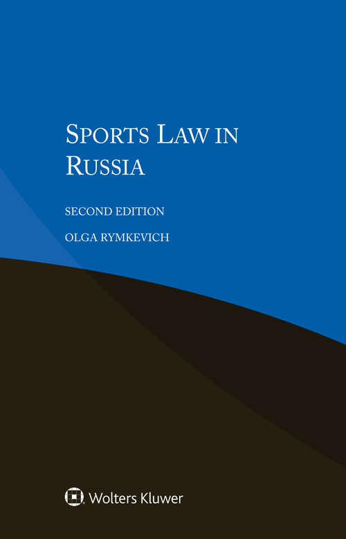 Book cover of Sports Law in Russia (2)
