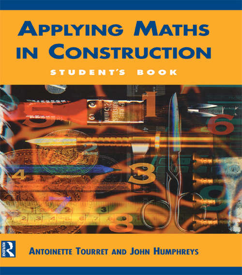 Book cover of Applying Maths in Construction