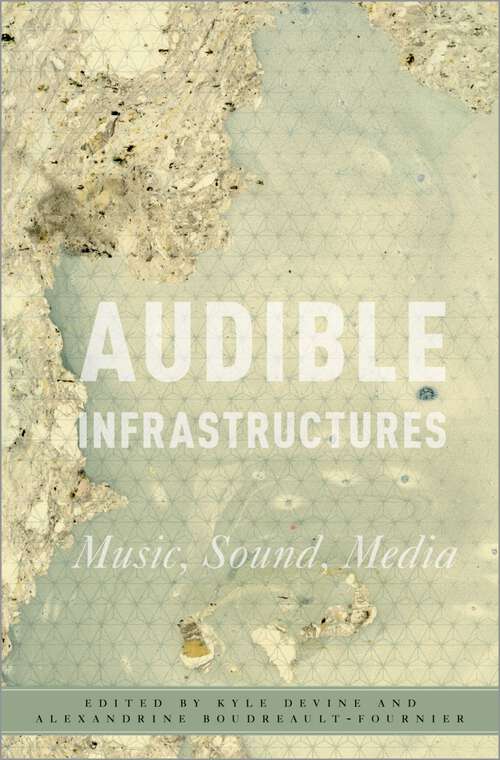 Book cover of Audible Infrastructures (Critical Conjunctures in Music and Sound)