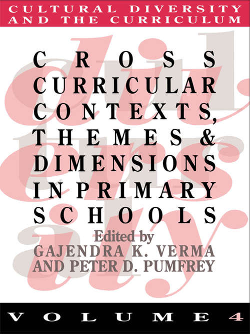 Book cover of Cross Curricular Contexts, Themes And Dimensions In Primary Schools