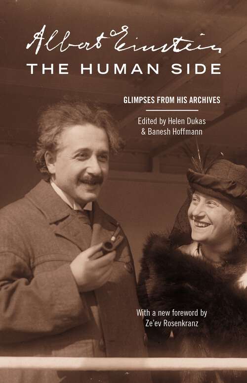 Book cover of Albert Einstein, The Human Side: Glimpses from His Archives (PDF)