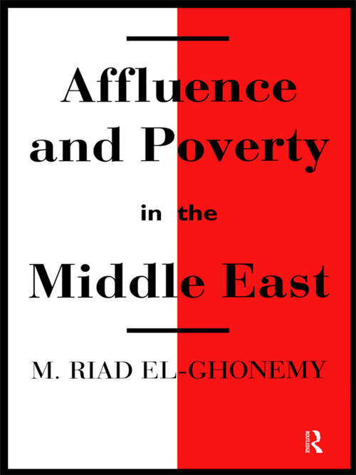 Book cover of Affluence and Poverty in the Middle East