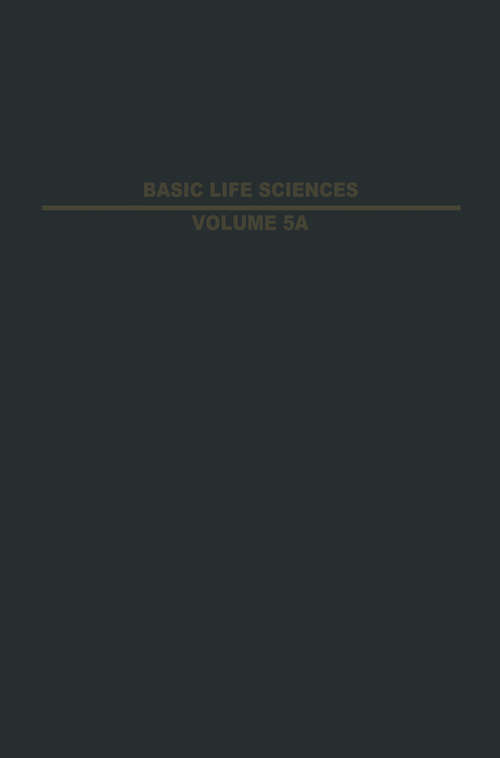 Book cover of Molecular Mechanisms for Repair of DNA: Part A (1975) (Basic Life Sciences #5)