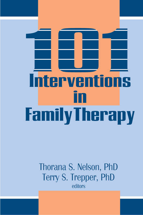Book cover of 101 Interventions in Family Therapy