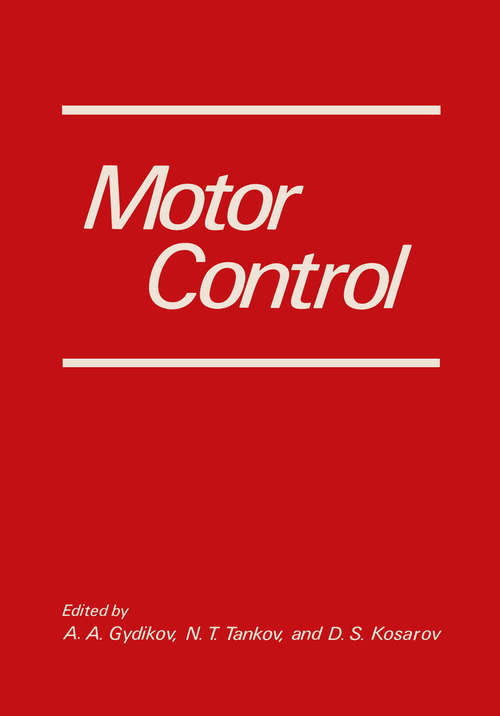 Book cover of Motor Control (1974)