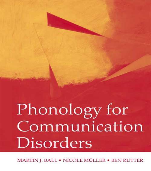 Book cover of Phonology for Communication Disorders